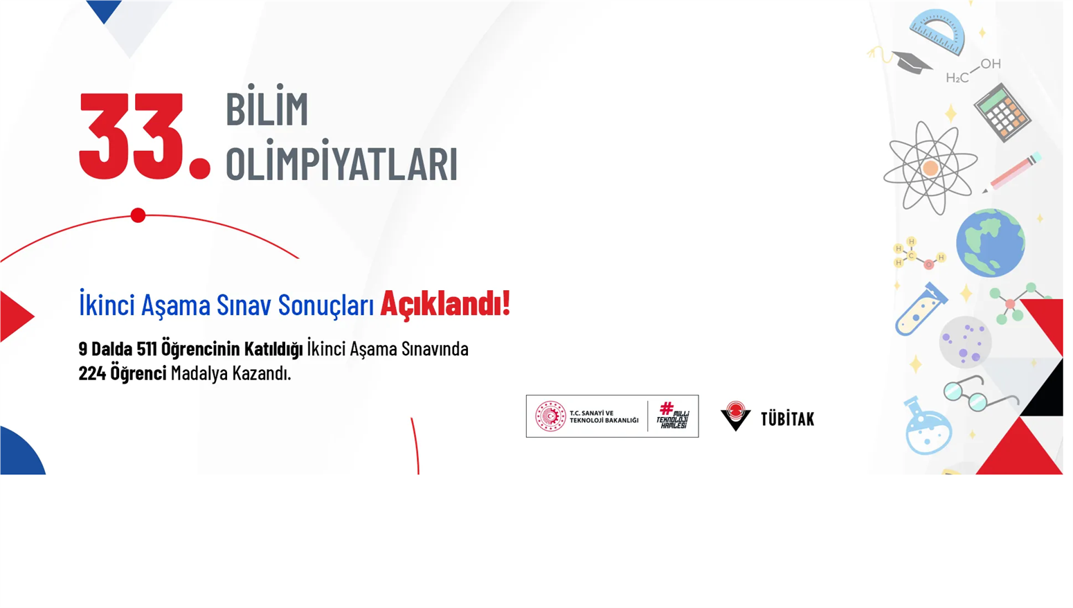 33-bilim-olimpiyatlari-ikinci-asama-sinav-sonuclari-aciklandi